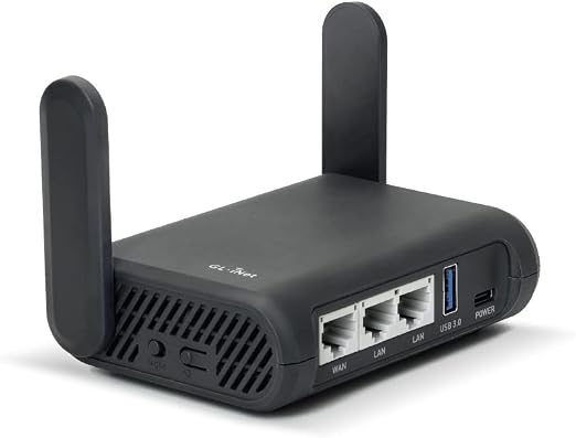GL.iNet GL-A1300 Pocket VPN Travel Router - Portable Wi-Fi Router for Travel, Easy to Set up, Connect to Public & Hotel Wi-Fi login Page