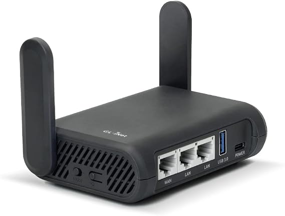 GL.iNet GL-A1300 Pocket VPN Travel Router - Portable Wi-Fi Router for Travel, Easy to Set up, Connect to Public & Hotel Wi-Fi login Page