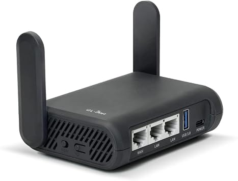 GL.iNet GL-A1300 Pocket VPN Travel Router - Portable Wi-Fi Router for Travel, Easy to Set up, Connect to Public & Hotel Wi-Fi login Page