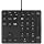 Merdia Numeric Keypads Wired Numpad 34 Keys External Mini Slim Keyboard Magic Force for Financial Cashier Securities-Black| Laptop Accessories | Num Pad | Number keypad for Laptop | Work Keyboard