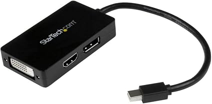 StarTech Travel Mini DisplayPort to DisplayPort, DVI or HDMI Adapter