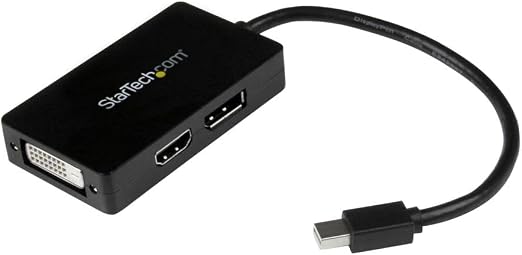 StarTech Travel Mini DisplayPort to DisplayPort, DVI or HDMI Adapter