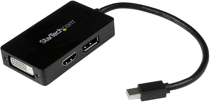 StarTech Travel Mini DisplayPort to DisplayPort, DVI or HDMI Adapter