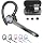 HEIBAS Bluetooth Headset, Wireless Earpiece with Mic for Work