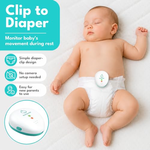 BabySmile Baby Movement Monitor for Newborn Sleep, Diaper Clip