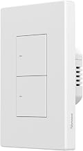 SONOFF Matter Smart Light Switch, 2.4GHz WiFi Light Switch, Neutral Wire Required Smart Switches for Lights, Interruptor Inteligente Compatible with Alexa and Google Home, 2 Gang M5-2C-120W - Image 1
