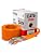 Cmple Cat6 Ethernet Cable 1000ft Plenum CMP 23AWG 550MHz UTP Solid 10Gbps PoE in-Wall Rated Bulk LAN Network Cable DSX-8000 Tested Pull Box - Orange