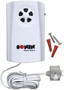 Sonin Water Alarm – 85 dB Leak Detector with for Early Water Detection, 24 ft Sensor Cable for Hard-to-Reach Leak Areas (00800)