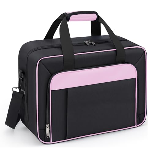 GDNasist Carrying Case Compatible with PS5/PS5 Pro/PS5 Slim, Pink