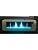 PUSOKEI OLED Music Spectrum Display, Audio Level Visualizer with Voice Control, 10 Modes for PC Car HiFi, Shows Time Date Temp Humidity, PC Hardware Monitor (White Shell Blue Screen with Li Battery)