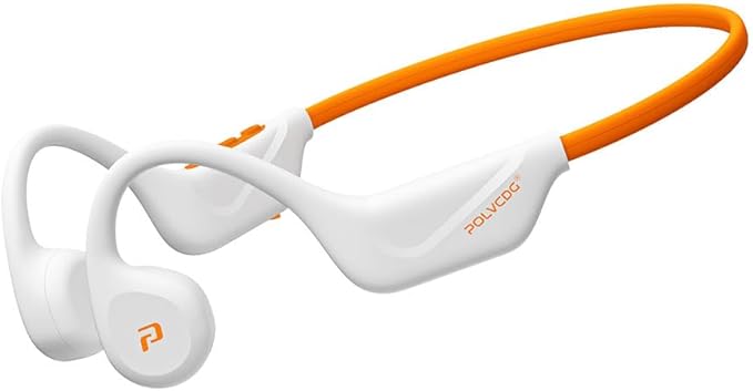 Bone Conduction Headphones,Open Ear Headphones with Mic,Wireless Bluetooth Running Headphones,IPX6 Waterproof Earbuds,Type-C Quick Charging Earphones for Sports Workout Hiking Cycling Gift (White)