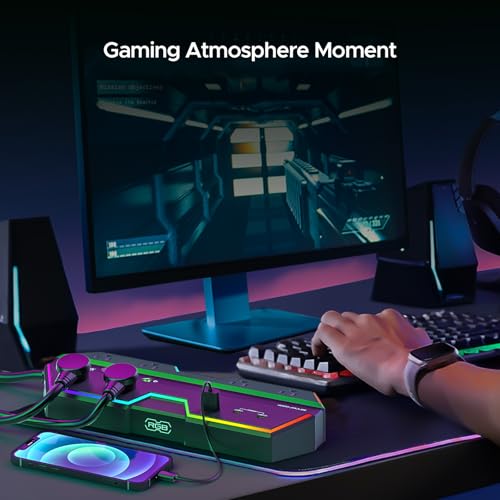 4000J Gaming Surge Protector Power Strip with USB Ports