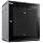 RackPath 12U Wall Mount Server Cabinet Network Rack Enclosure, Quiet Cooling Fan, Perforated Door, Black