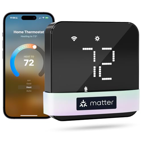 meross Smart Thermostats for Home, Matter Programmble WiFi Thermostat