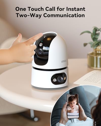 Imou 6MP Indoor Security Camera, Dual-Lens 360°Pan-Tilt Baby Monitor & Pet Camera for Home Security, Color Night Vision, Human/Pet/Sound/Motion Detection, 2.4/5GHz WiFi, Cloud & SD Card Local Storage - Image 4