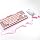 Gel Keyboard and Mouse Wrist Rest Set, Pink Wrist pad for Computer Keyboard