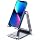 UGREEN Phone Stand for Desk Cell Phone Holder Adjustable Compatible with iPhone 17 Air/16/15/14/13 Pro Max/12 Mini/11/XS Max/XR/X/Nintendo Switch, Aluminum Metal Desktop Stand Portable, Space Grey