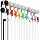 Maeline Bulk Earbuds with 3.5 mm Headphone Plug - 100 Pack Wholesale Bundle - Multi Color