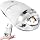 Wireless Mouse -Cute Clear Aqua Design, Water Mouse with Optical Precision, Silent Clicks, Lightweight & Floating Animal Transparent Retro Style for Home Office, Great for Kids & Adult(Penguin-White)