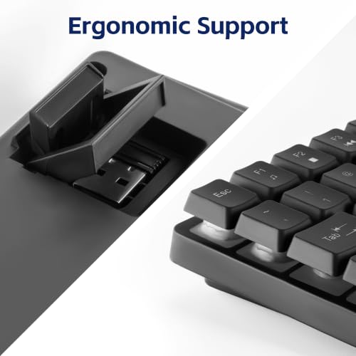 Wireless Keyboard, Rechargeable Mini Quiet Keyboard, Thin Tenkeyless - Image 5