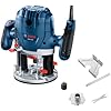 BOSCH GOF13-25 1-3/4 HP Mid-Size Plunge Router - 11,000 to 28,000 RPM, Ergonomic Design, With Detachable Parallel Guide