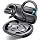 AI Real Time Translator Earbuds, Bluetooth 5.4 Open Ear Headphones, Black