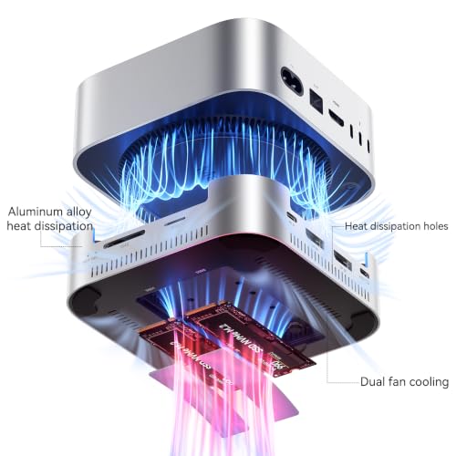 ACASIS 40Gbps Mac mini Dock & Stand with Dual-Bay NVMe SSD Enclosure - Image 6
