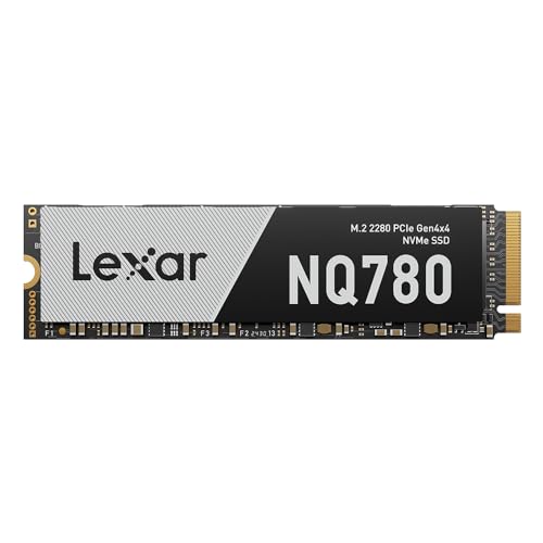 Lexar 1TB NQ780 Internal NVMe SSD, 6500/2500 MB/s, M.2 2280, PCIe Gen 4x4