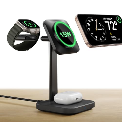 ESR 3 in 1 Wireless Charging Station, for Magsafe Charger Stand - Image 2