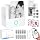 eSynic Portable Mini Sticker Printer-USB-C Rechargeable-Bluetooth Mini Printer-Lnkless Printing-210DPI Print Resolution-5 Rolls Adhesive & 5 Thermal Paper for Notes/Labels/Stickers/Photo-No Colorful