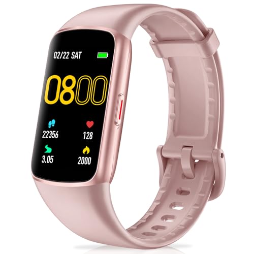 Fitness Tracker with 24/7 Heart Rate Blood Oxygen Sleep Monitor, 123 Sports Modes Step Counter, 1.47'' HD Screen Activity Trackers, Calorie Smart Watches Pedometer for Women Men