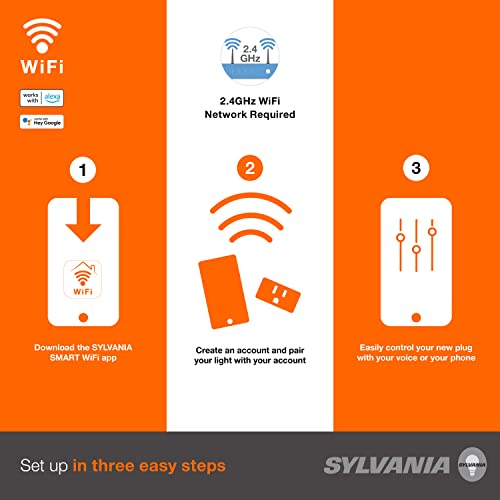 Sylvania WiFi Smart Plug, Voice Control, Compatible | Smart Home - Image 4
