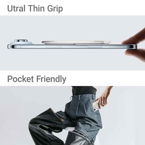 Grat 4 for Magsafe Magnetic Phone Grip Stand, Silver - Image 6