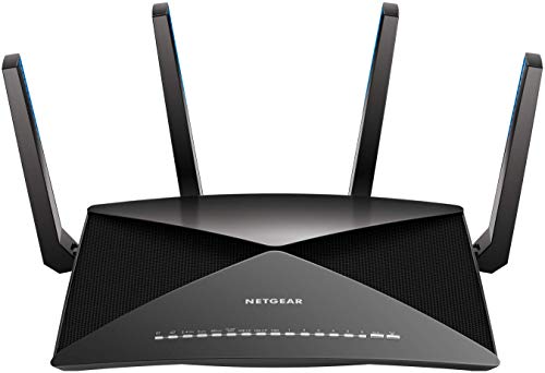NETGEAR Nighthawk X10 Smart WiFi Router (R9000) - AD7200 Wireless Speed (up to 7200 Mbps) for 60Ghz WiFi Devices | Up to 2500 sq ft Coverage | 6 x 1G Ethernet, 1 x 10G SFP+, and 2 USB Ports