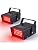 32 Led Strobe Lights Mini Strobe Light Adjustable Flashing Light Halloween Outdoor Strobe Light Machine for Party（2 pcs Red Light）