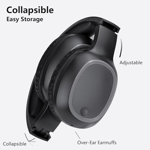 Bluetooth Headphones for TV & PC with USB Transmitter & 3.5mm(Black)