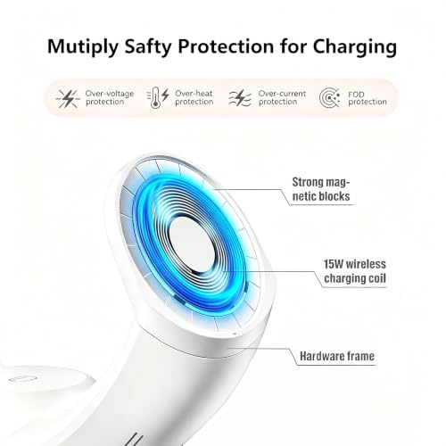 4-in-1 Magnetic Wireless Charger, RGB Night Light Mo | Wireless Charge - Image 6