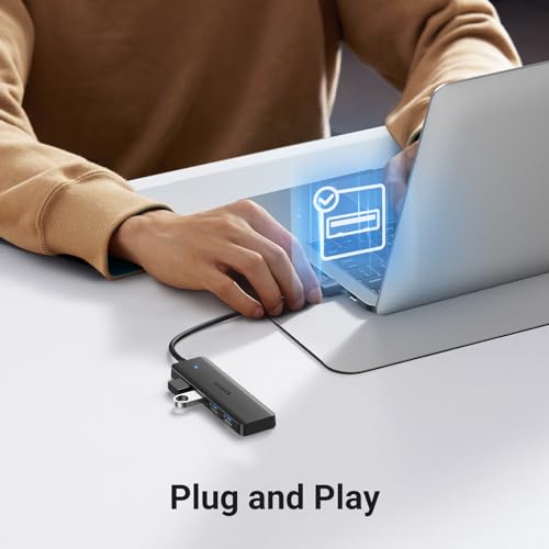UGREEN USB 3.0 Hub, 4 Ports USB A Splitter Ultra-Sli | Computer Access - Image 5
