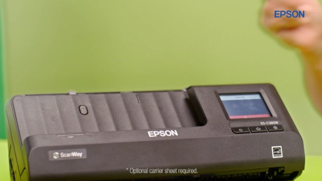 Epson Workforce ES-C320W Wireless Compact Document Scanner Duplex 20-pg ADF
