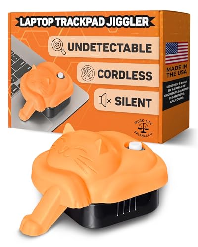 Trackpad Mouse Jiggler Device, Silent, Cordless Undetectable Mouse Mover