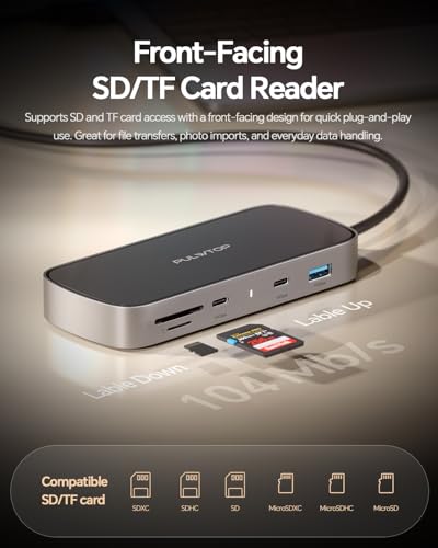 MacBook Pro Docking Station Dual Monitor 4K@60Hz for | USB Hubs - Image 6