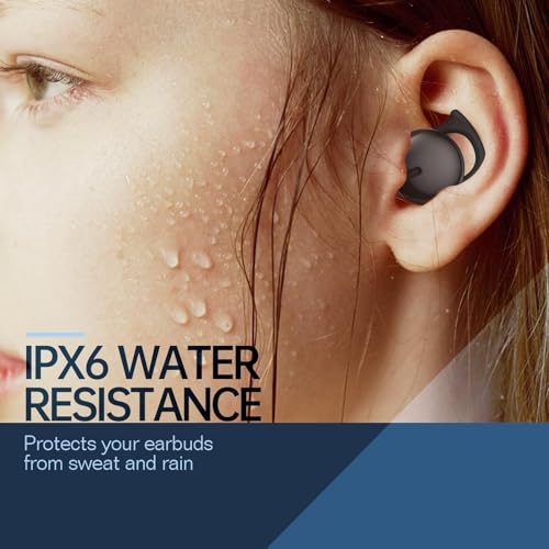 Invisible Sleep Headphones, Sleep Earbuds for Side Sleepers(Black)