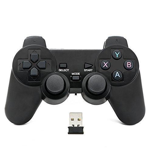 QUMOX 2.4GHz wireless gamepad joystick joypad game controller for PC (doesn't support win10)