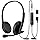 USB Headset with Noise-Canceling Microphone, USB-C/USB-A/3.5mm for PC Mac