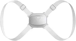 Intelligent Posture Corrector Back Posture Trainer Clavicle Spine Shoulder Correction Smart Tips Adjustable Length Back Support (Color : White) (White)
