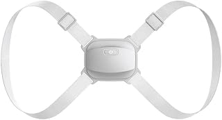 Intelligent Posture Corrector Back Posture Trainer Clavicle Spine Shoulder Correction Smart Tips Adjustable Length Back Support (Color : White) - Image 1