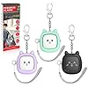 Personal Safety Alarm, VIGOROAD 3 Pack Loud 130dB Siren Emergency Panic Alarm with LED Light, Easy Pull Pin Keychain Self-Defense Security Alarm for Women, Seniors, Kids