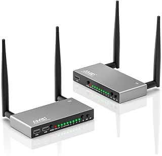 TIMBOOTECH Wireless HDMI Transmitter and Receiver 820FT, Up to 8 Receivers - Image 1