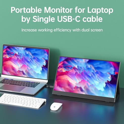 cocopar Portable Monitor 15.6 Inch 1080P FHD 60Hz 85 | Computer Access - Image 3