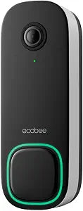 ecobee Smart Video Doorbell Camera Wired 1080p HDR, Smart Alerts - Image 1